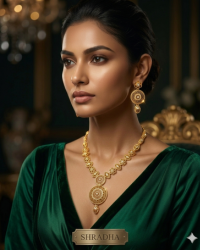 5 Year Color guaranteed Dubai Gold Plate Set-DG-075