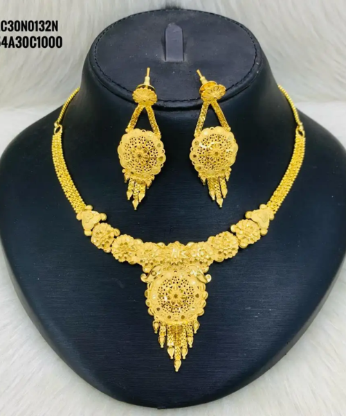 5 Year Color guaranteed Dubai Gold Plate Set