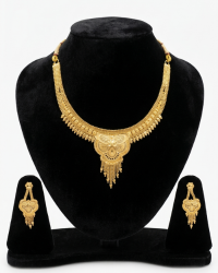 Dubai Gold Plate Neckless