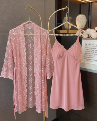 Rosy Whisper Sheer Nightwear